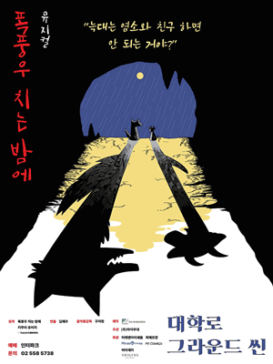 폭풍우 치는 밤에 공연 포스터