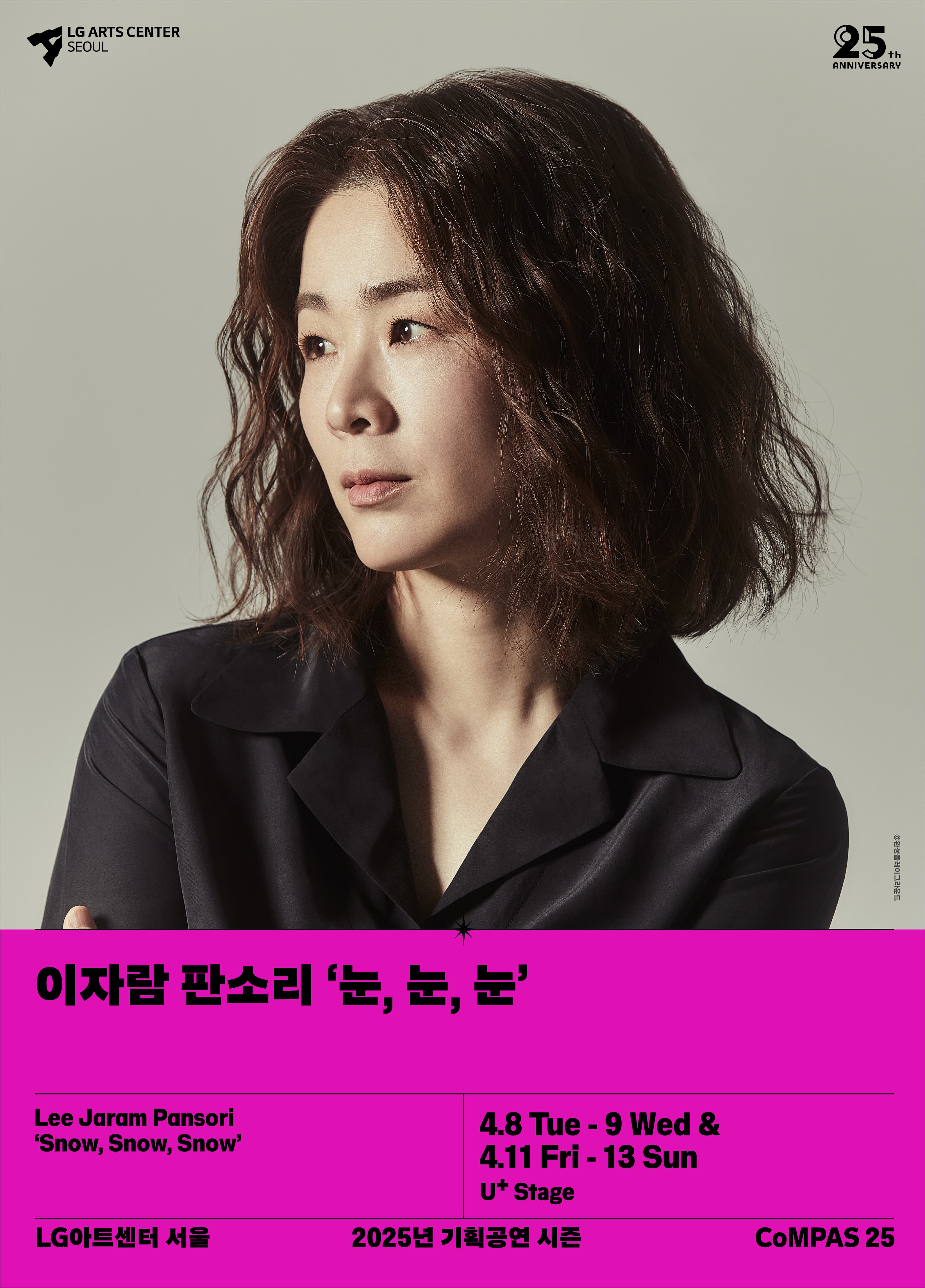 이자람 판소리: 눈, 눈, 눈 공연 포스터