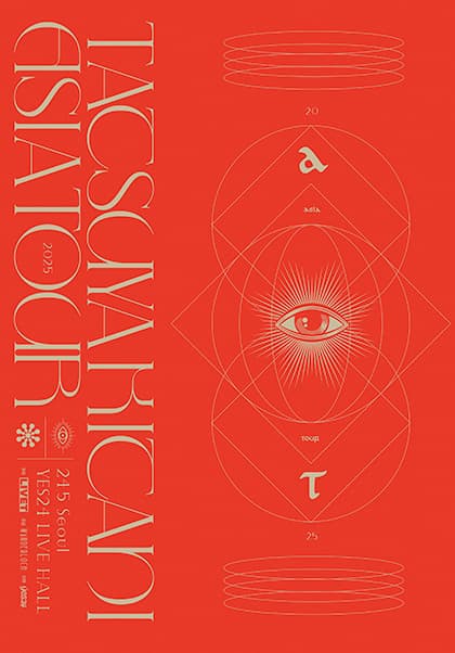 Tatsuya Kitani Asia Tour 키타니 타츠야 아시아 투어 공연 포스터