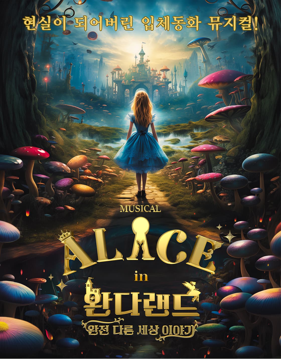 이상한 나라의 앨리스: 완다랜드 [용인] 공연 포스터