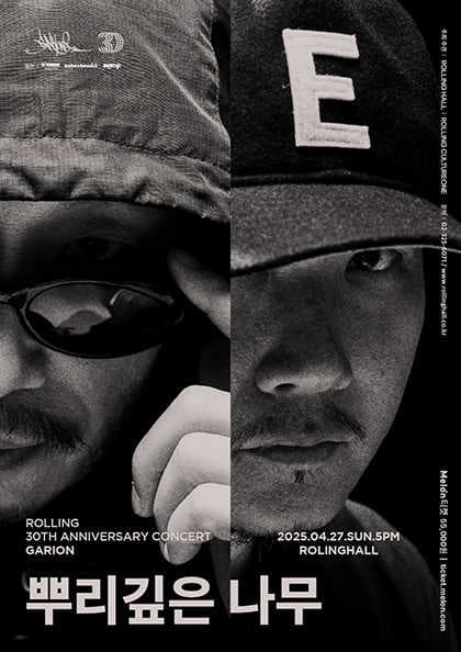 롤링 30주년 기념 공연, 가리온 콘서트: 뿌리깊은 나무 공연 포스터