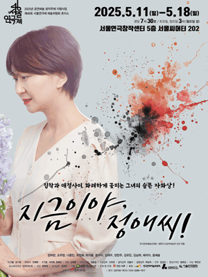 제46회 서울연극제: 지금이야, 정애씨! 공연 포스터