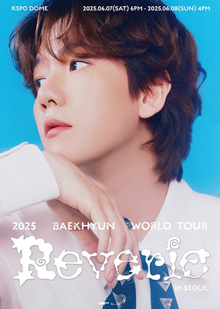 BAEKHYUN WORLD TOUR: Reverie [서울] 공연 포스터