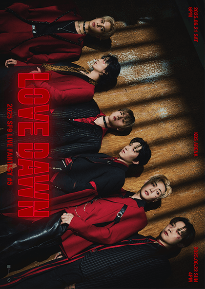 SF9 LIVE FANTASY #5, LOVE DAWN 공연 포스터