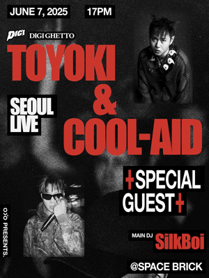 TOYOKI &amp; Cool-Aid in SEOUL 공연 포스터