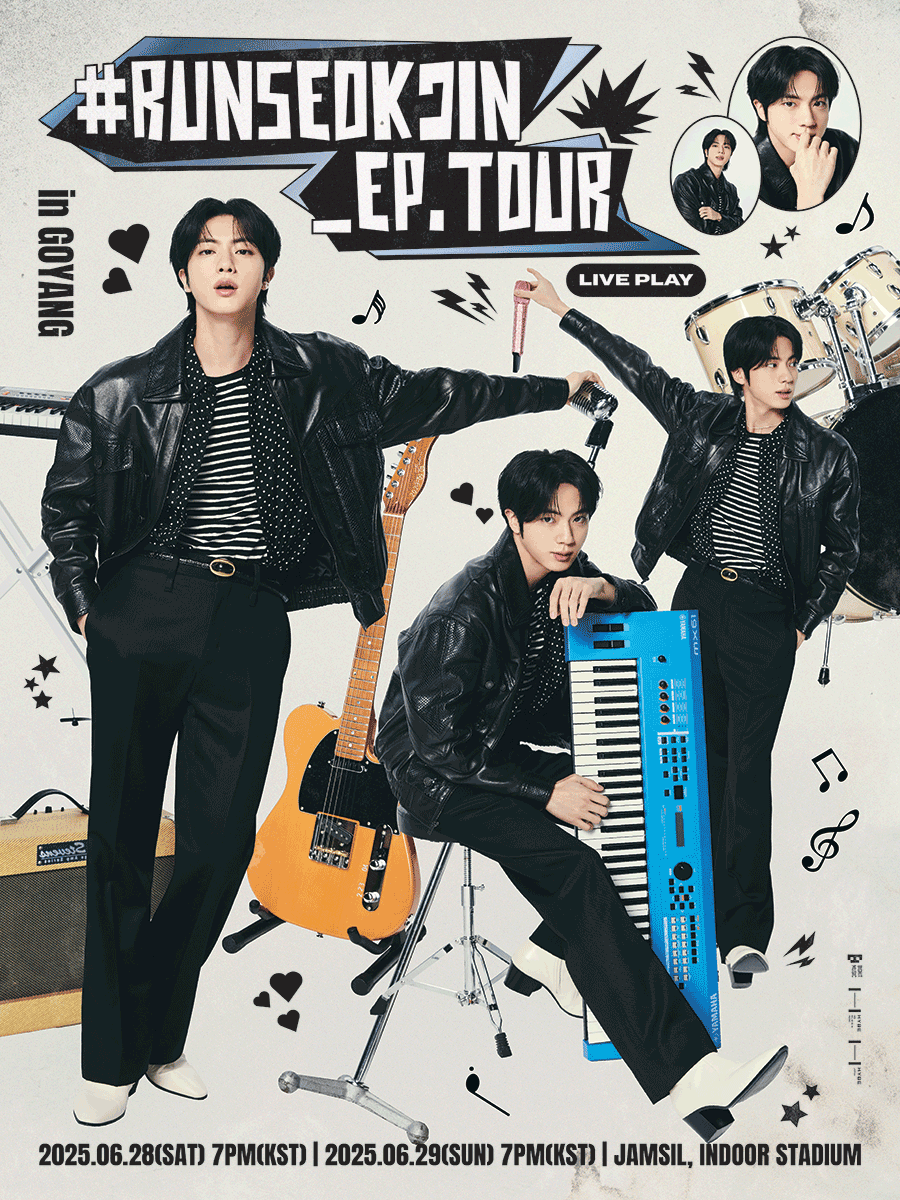 #RUNSEOKJIN_EP.TOUR LIVE PLAY [서울] 공연 포스터