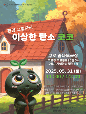 이상한 탄소 코코 공연 포스터