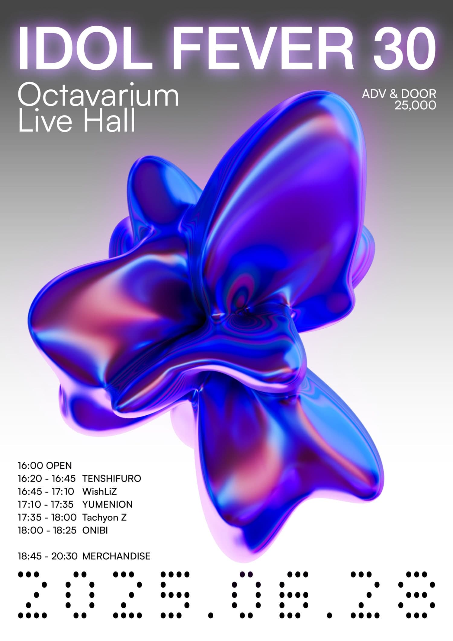 Idol Fever vol.30 공연 포스터