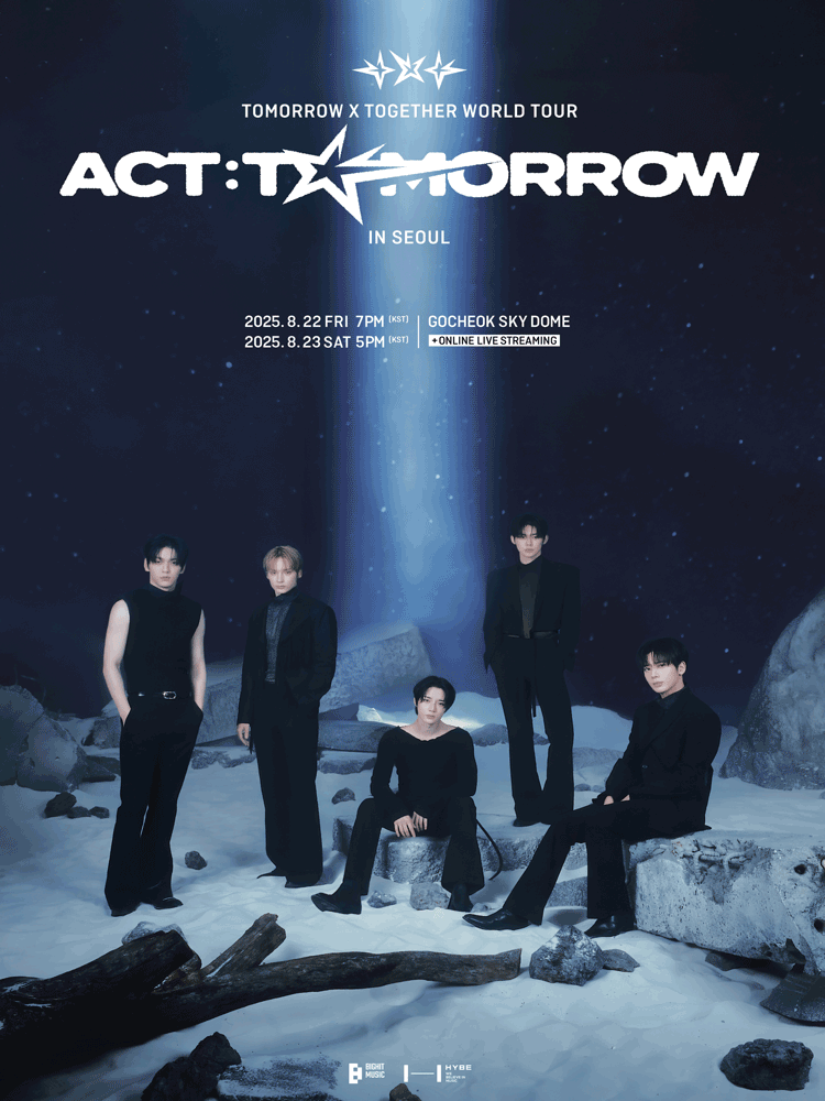 TOMORROW X TOGETHER WORLD TOUR, ACT: TOMORROW [서울] 공연 포스터