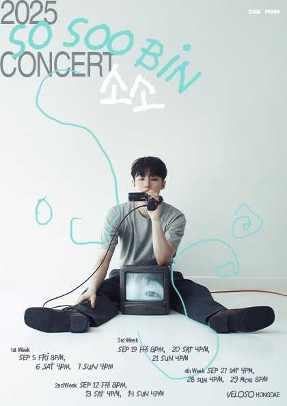 소수빈 단독공연, 소소 공연 포스터