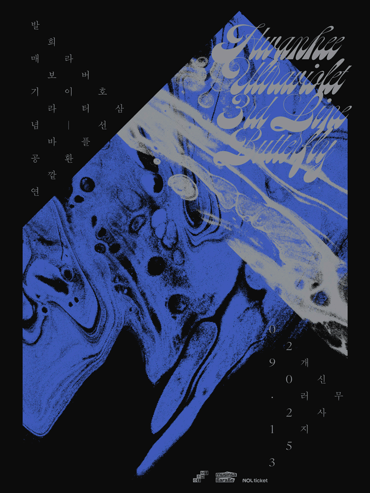 3호선 버터플라이, 환희보라바깥 발매 기념 콘서트 공연 포스터