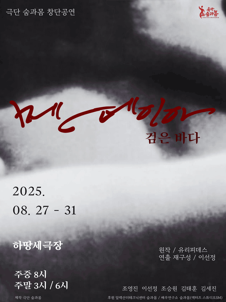 메데이아: 검은바다 공연 포스터