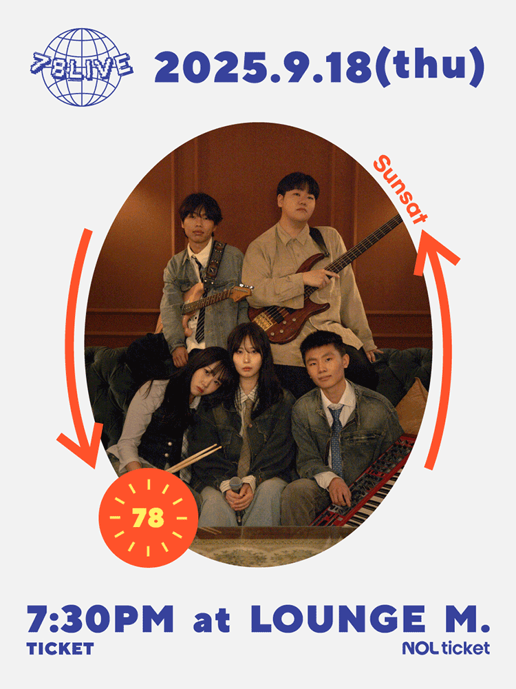 78LIVE, Sunsat 공연 포스터