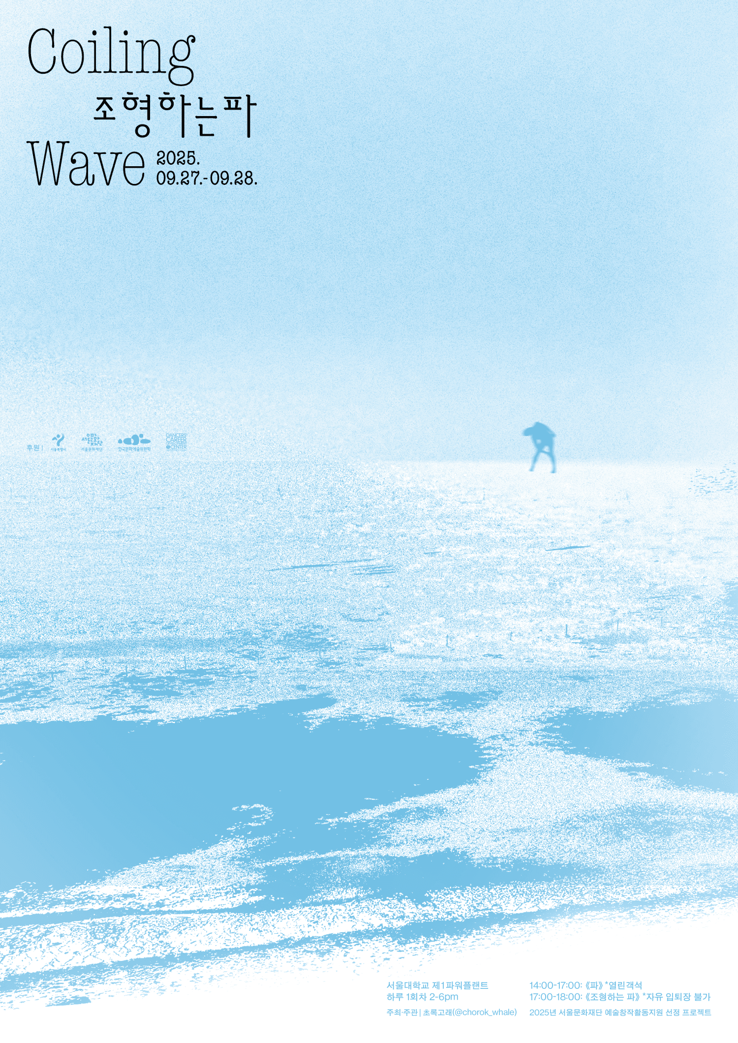 조형하는 파, Coiling Wave 공연 포스터