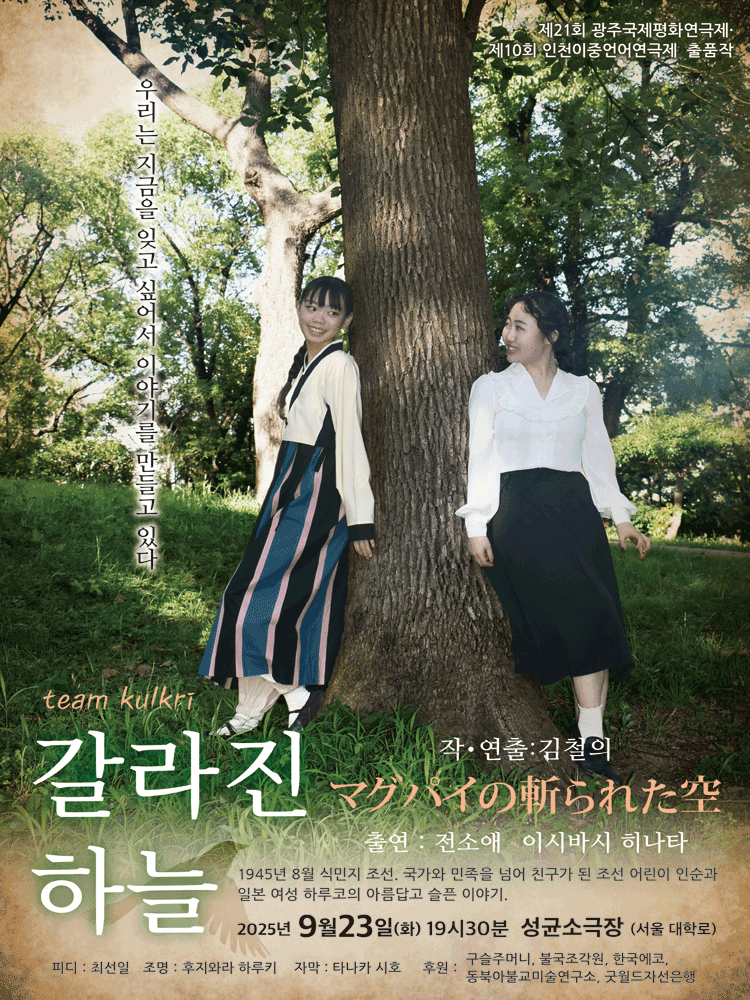 갈라진 하늘 [대학로] 공연 포스터